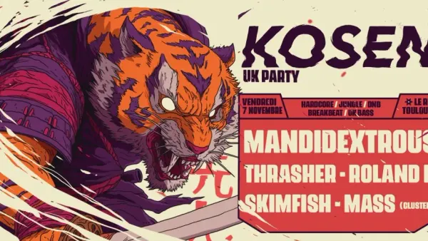 KOSEN UK PARTY w// MANDIDEXTROUS, TRASHER, ROLAND K, SKIMFISH, MASS | Le Rex