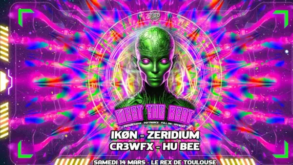 MEET THE BEAT w/ IKØN -ZERIDIUM - CR3WFX - HU BEE | Le Rex