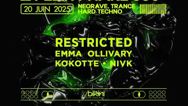 Plein Phare 360° : RESTRICTED + EMMA OLLIVARY + KOKOTTE + NIVK | Le Bikini