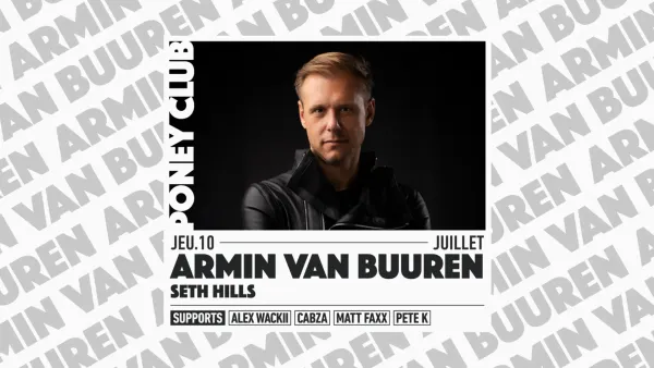 ARMIN VAN BUUREN | Poney Club