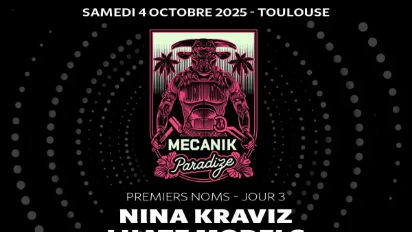 NINA KRAVIZ + I HATE MODELS + Machines Vivantes @ La Halle de la Machine | Halle de la Machine
