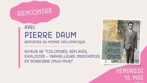 Rencontre littéraire avec Pierre Daum | La Cabane - Nocto