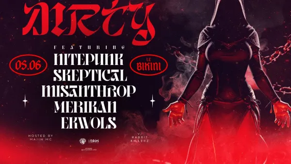 Dirty Spring Edition : NITEPUNK + SKEPTICAL + MISANTHROP + MERIKAN + EKWOLS | Le Bikini