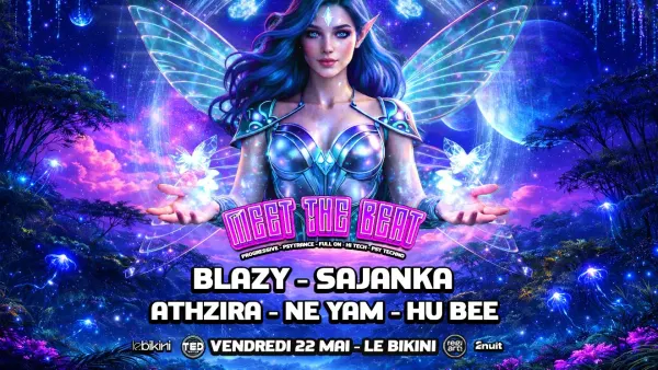 Meet The Beat : SAJANKA + BLAZY + ATHZIRA + NE YAM + HU BEE | Le Bikini - Nocto