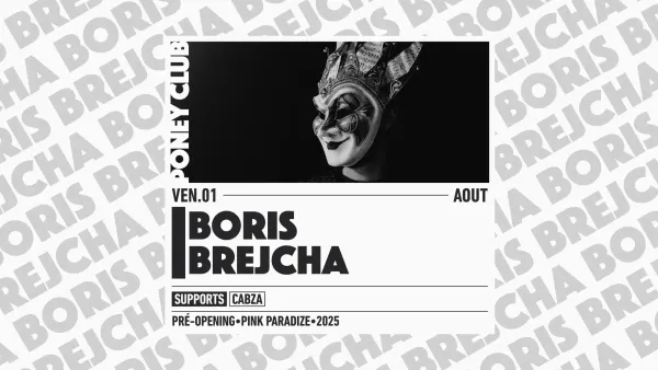 BORIS BREJCHA [Opening Pink Paradize 2025] | Poney Club