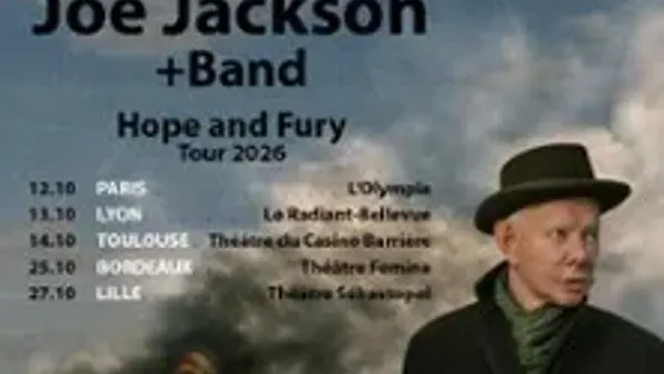 Joe Jackson - Hope And Fury Tour 2026 | Casino Barrière