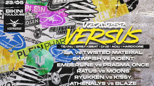 Karnage Versus : ILA vs TWISTED MATERIAL + SKIMFISH vs INDENT + EMBERLINE vs PRAGMA ONCE + RATUS vs MOONS’ + RYUKKEN vs K!SSY + ATHENALYS vs BLAZE | Le Bikini
