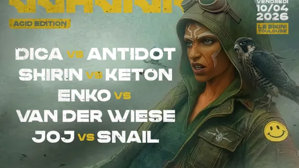 Koalition Acid Edition : DICA vs ANTIDOT + SHIRIN vs KETON + ENKO vs VAN DER WIESE + JOJ vs SNAIL | Le Bikini
