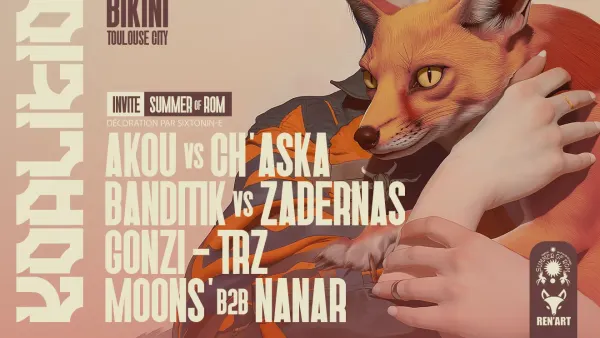 Koalition invite Summer of Rom Festival : GONZI + AKOU + CH'ASKA + BANDITIK + ZADERNAS + TRZ + MOONS' + NANAR | Le Bikini
