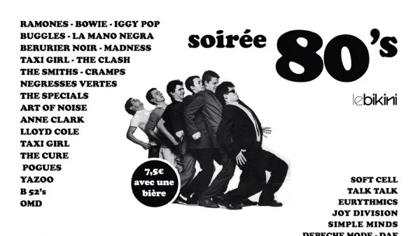 Soirée Années 80 | Le Bikini