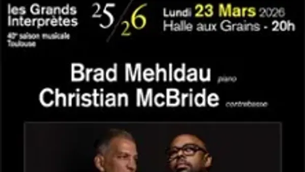 Brad Mehldau et Chsritian Mcbride | Halle Aux Grains Toulouse 