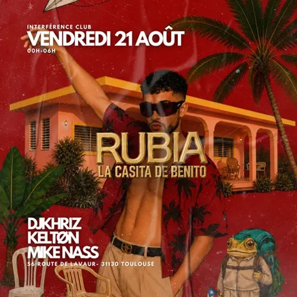 Affiche de l'événement La Rubia présente "LA CASITA DE BENITO"