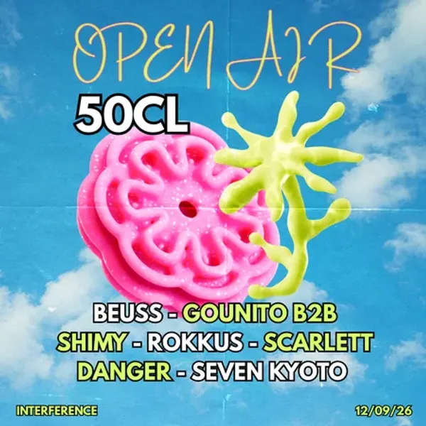 Affiche de l'événement OPEN AIR : 50CL invite MoonTrip & Ren'Art