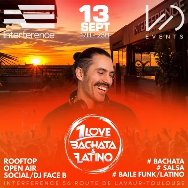 Affiche de l'événement 1LOVE BACHATA & LATINO # ROOFTOP INTERFERENCE