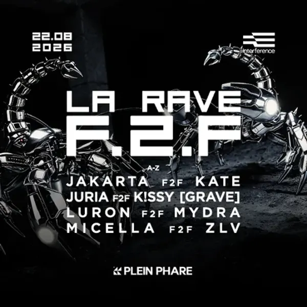 Affiche de l'événement Plein Phare : La Rave en F2F