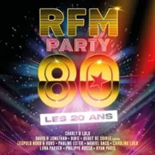 Affiche de l'événement RFM Party 80 - Le Concert Anniversaire - Les 20 Ans - Tournée