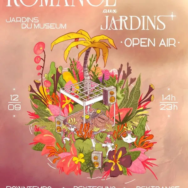 Affiche de l'événement Romance aux Jardins