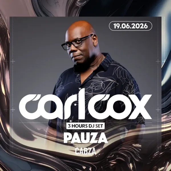 Affiche de l'événement CARL COX 3 HOURS SET x PONEY CLUB 2026