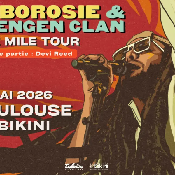 Affiche de l'événement ALBOROSIE & SHENGEN CLAN + DEVI REED
