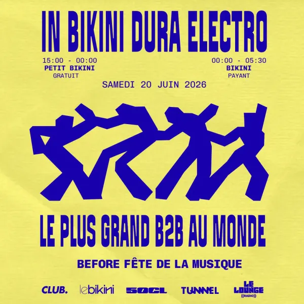 Affiche de l'événement 50CL x Le Bikini : Le plus grand b2b du monde