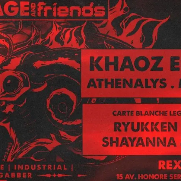 Affiche de l'événement Karnage & Friends w/ Khaoz Engine + Athenalys + Modieval + Legz Breaker