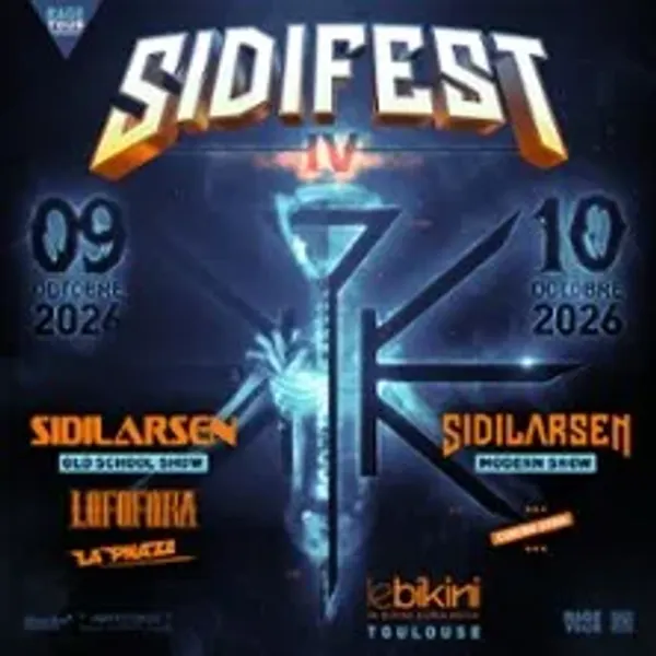Affiche de l'événement Festival Sidifest 2026 - Billet 1 Jour - Samedi