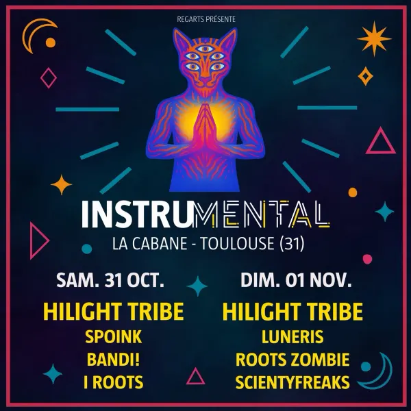 Affiche de l'événement Hilight Tribe Instrumental Halloween Edition