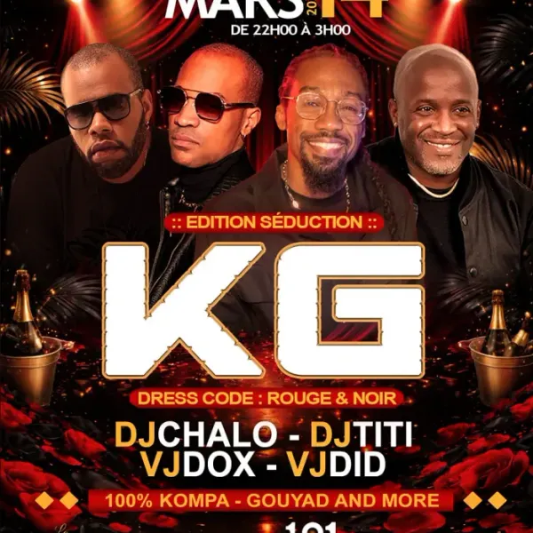 Affiche de l'événement Kompa And Gouyad édition Séduction