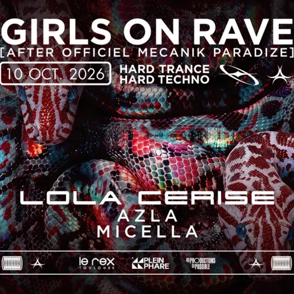 Affiche de l'événement GIRLS ON RAVE