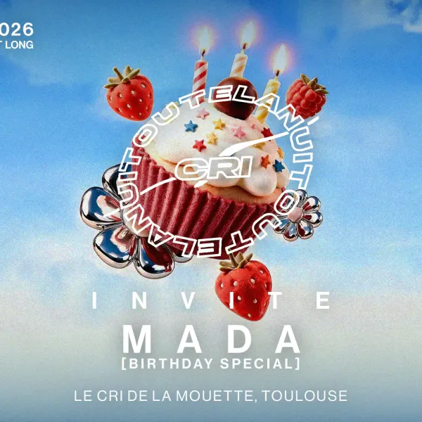 Affiche de l'événement Cri Toute La Nuit Inv. Mada All Night Long (Hard Bounce)
