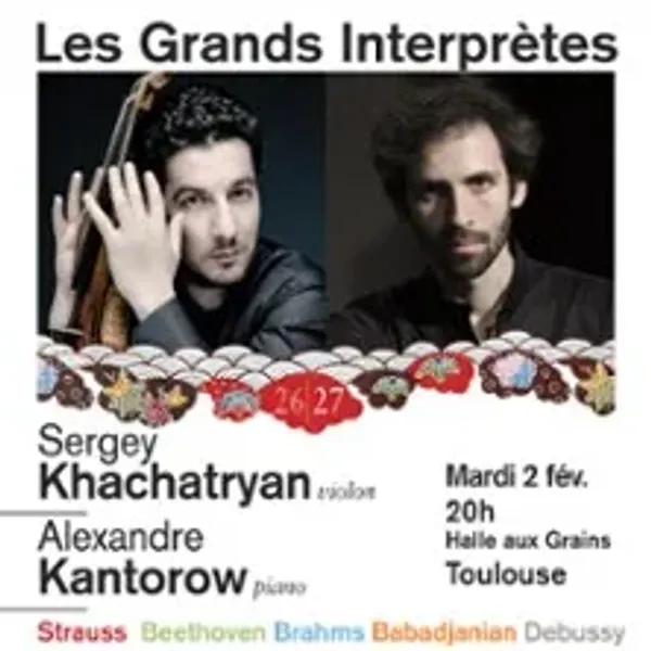 Affiche de l'événement Sergey Khachatryan et Alexandre Kantorow