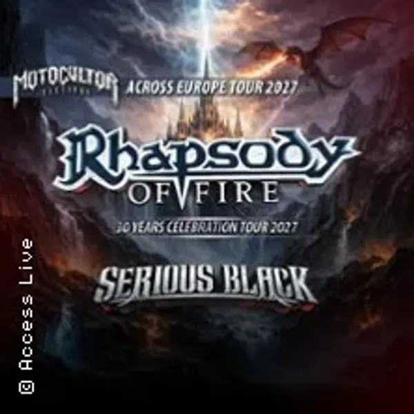 Affiche de l'événement Rhapsody of Fire + Serious Black+ Submasq + Aeon Gods + Rock Out