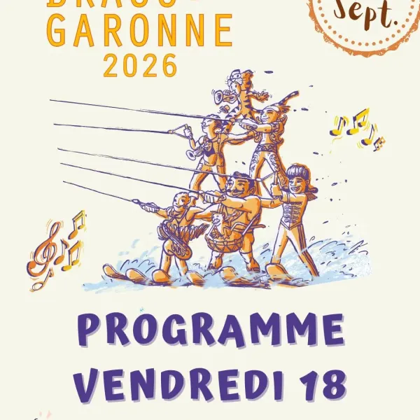 Affiche de l'événement Brass dans La Garonne 2026 - Jour 1