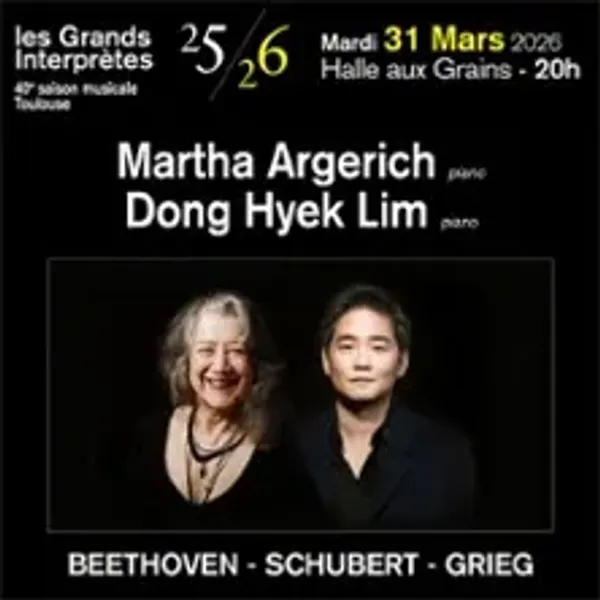 Affiche de l'événement Martha Argerich et Dong Hyek Lim