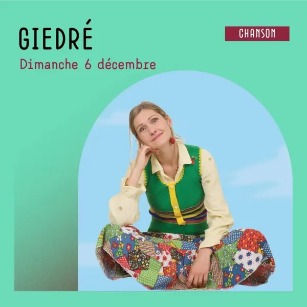 Affiche de l'événement GIEDRÉ