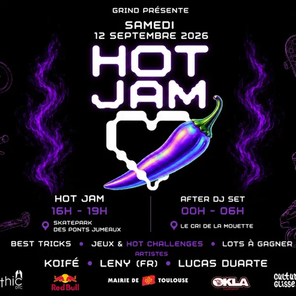 Affiche de l'événement Hot Jam After Party X Le Cri De La Mouette