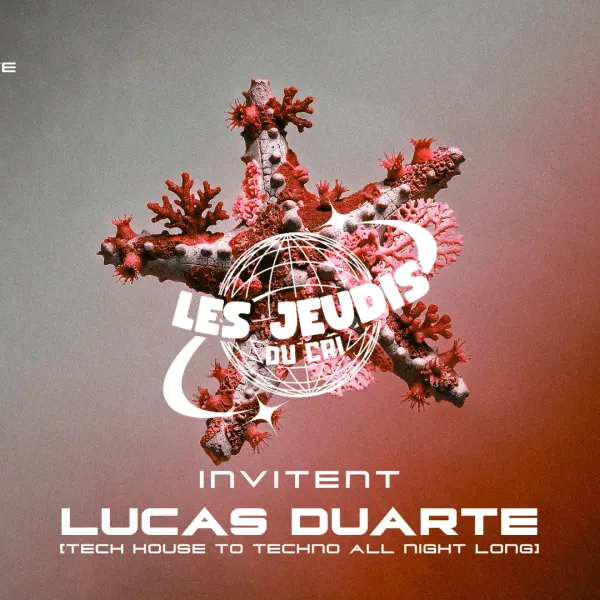 Affiche de l'événement Les Jeudis Du Cri Inv. Lucas Duarte (Tech House To Techno)