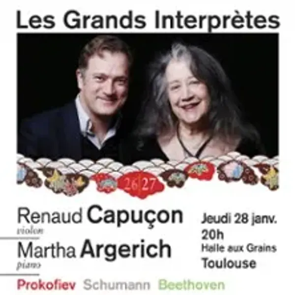 Affiche de l'événement Renaud Capuçon et Martha Argerich