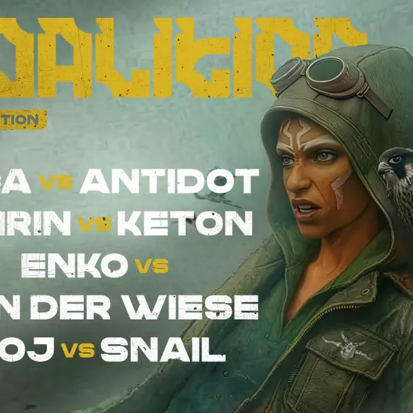 Affiche de l'événement Koalition Acid Edition : DICA vs ANTIDOT + SHIRIN vs KETON + ENKO vs VAN DER WIESE + JOJ vs SNAIL