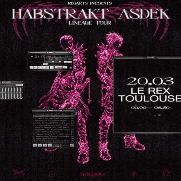 Affiche de l'événement Abstrakt x Asdek - Lineage Tour