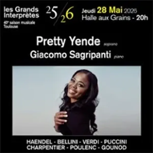 Affiche de l'événement Pretty Yende et Giacomo Sagripanti