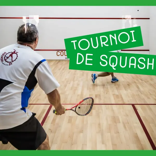 Affiche de l'événement Tournoi amical de squash