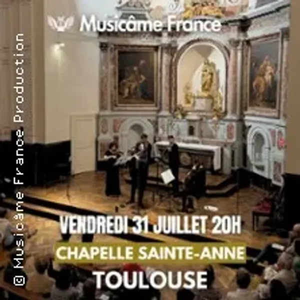 Affiche de l'événement Concert à Toulouse : Ravel, Debussy, Cantemir, Mozart, Bach, Puccini, Piazzolla,