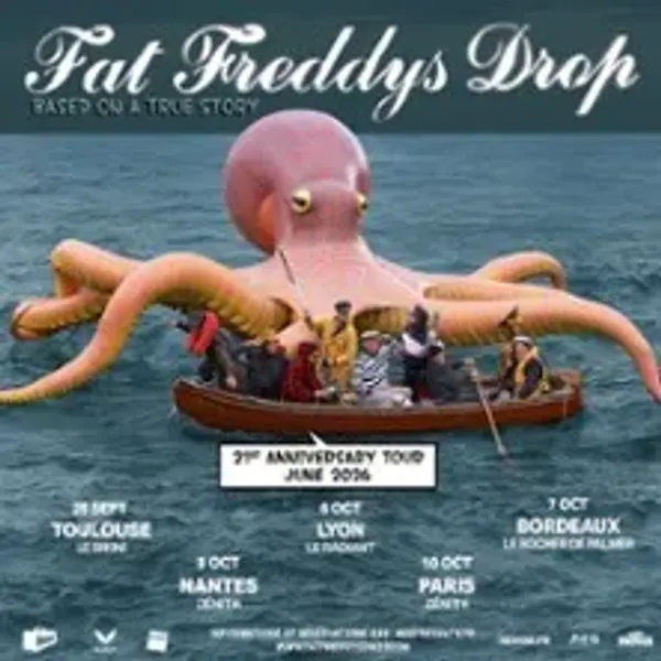 Affiche de l'événement Fat Freddy's Drop - Celebration of the 21st anniversary