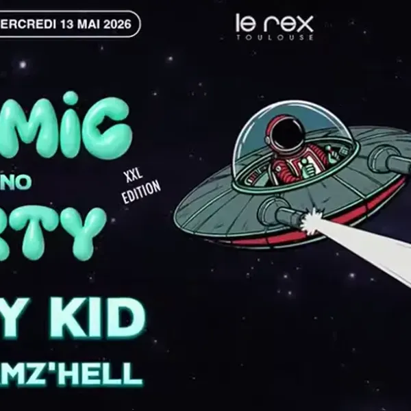 Affiche de l'événement 🛸 COSMIC TECHNO PARTY XXL ÉDITION 🛸