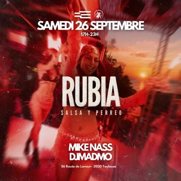 Affiche de l'événement LA RUBIA SALSA Y PERREO