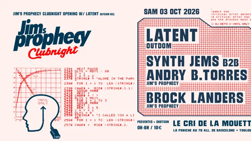 Jim's Prophecy Clubnight Opening W/ Latent
