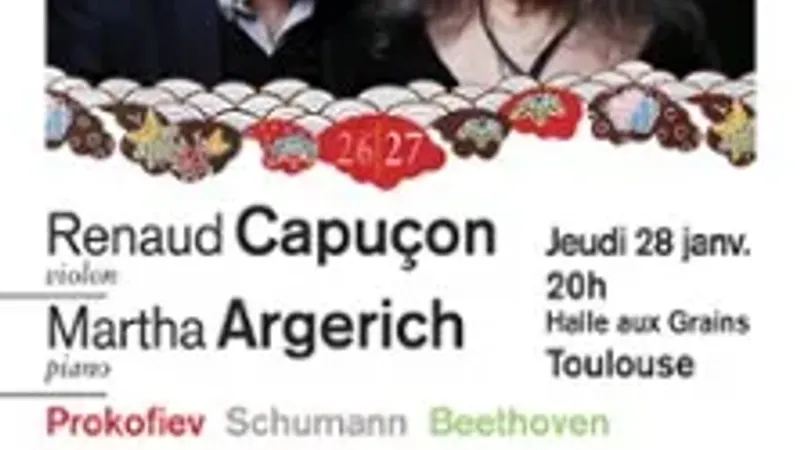 Renaud Capuçon et Martha Argerich